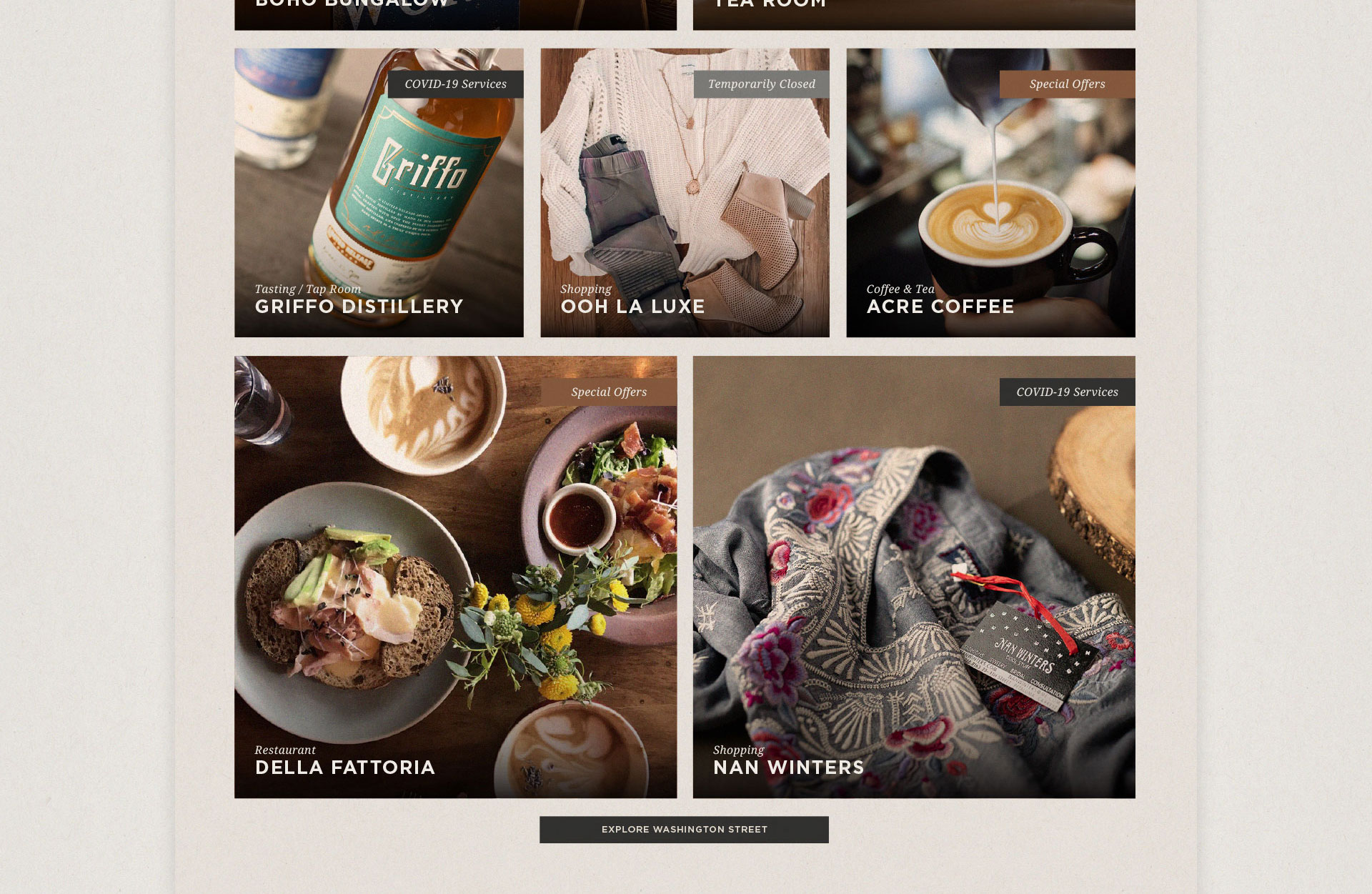 Shop Petaluma website design