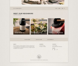 Shop Petaluma website design