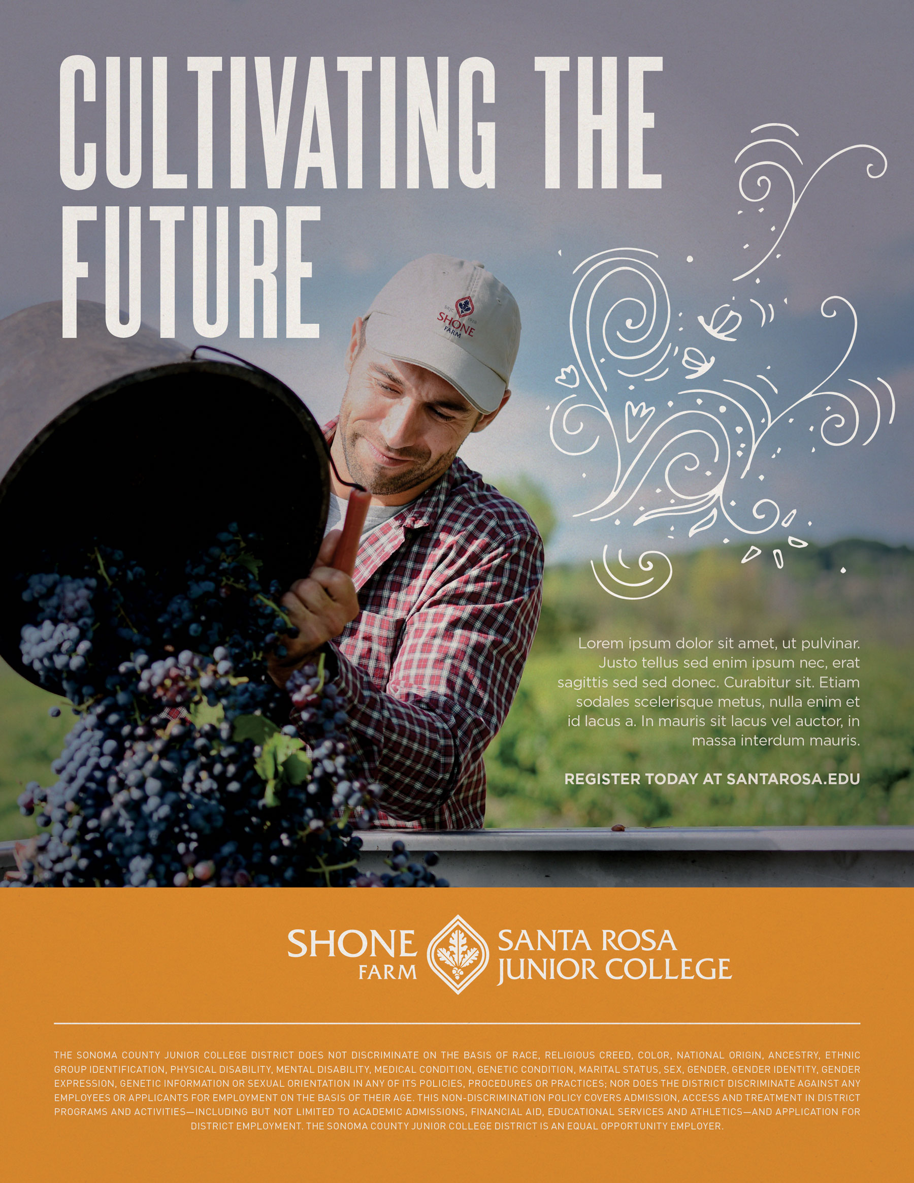 Shone Farm at SRJC Advertisement Concept Design