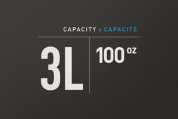 Camelbak Fusion Reservoir Packaging Capacity Graphic